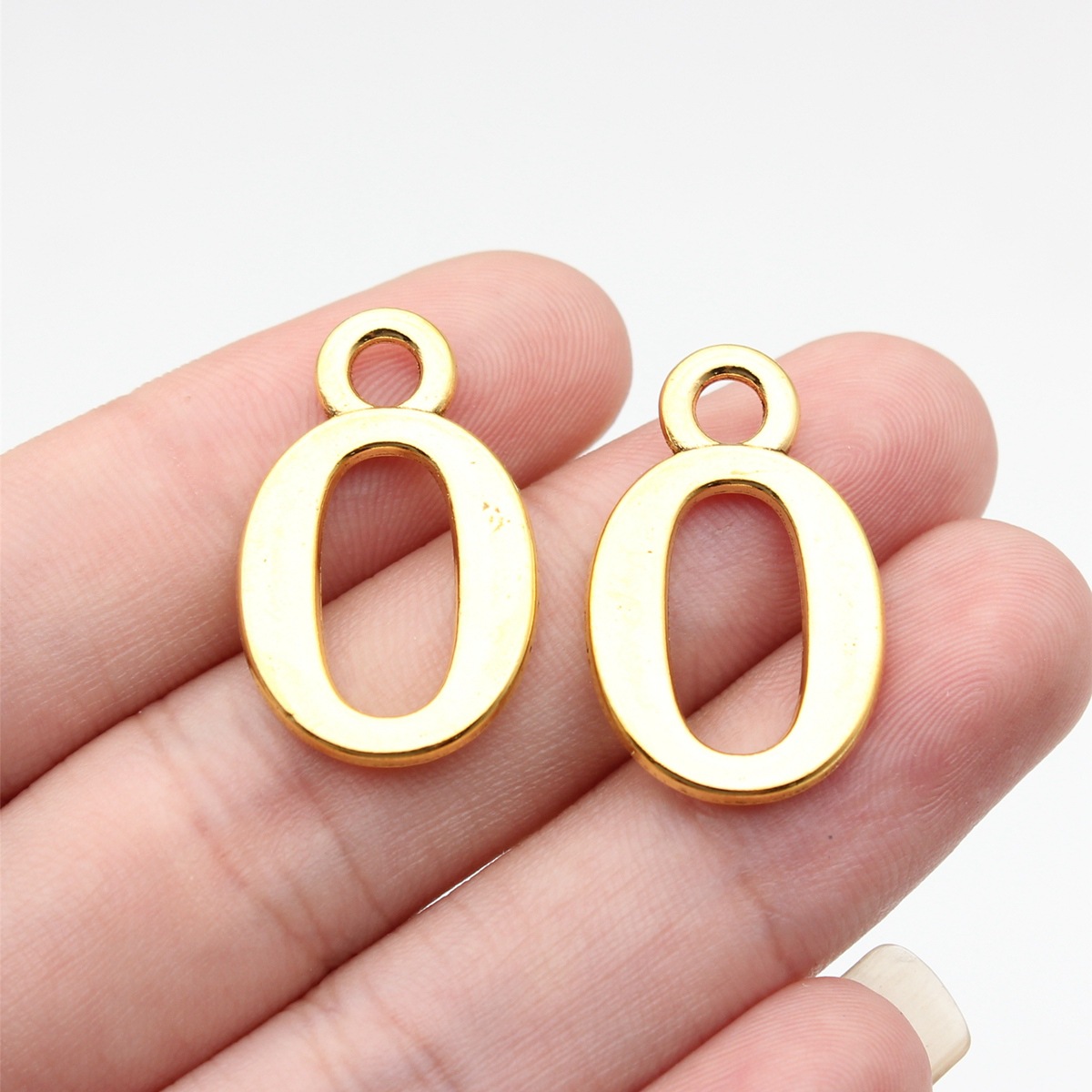 Vintage Fashion Stores - 10 Buah 26X16Mm Warna Emas Antik