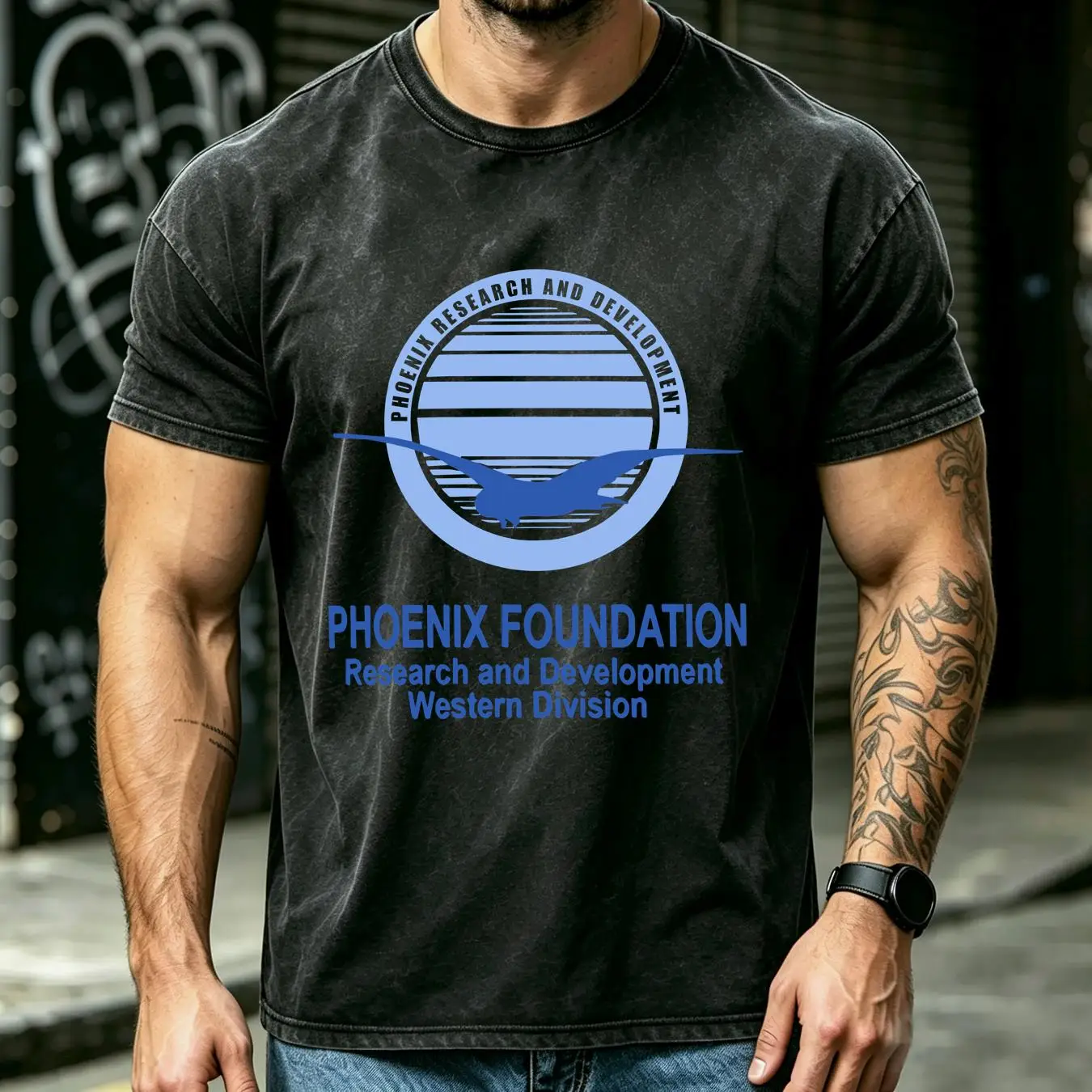 Vintage Fashion Research - Kaos T-Shirt Phoenix Foundation 1494 Research