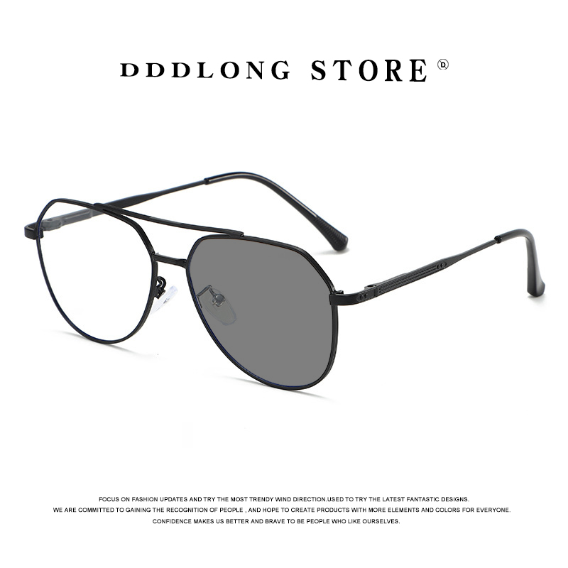 Vintage Fashion Enthusiasts - DDDLONG Kacamata Hitam Fotochromic Pilot Fashion