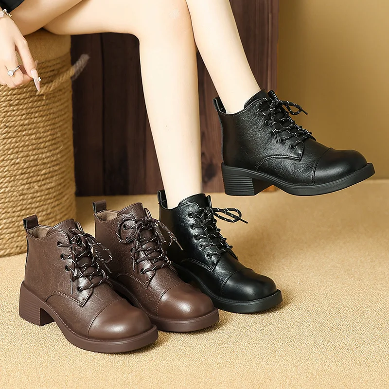 Sepatu Bot Pendek Wanita Musim - Vintage Outdoor Fashion ulasan dan harga