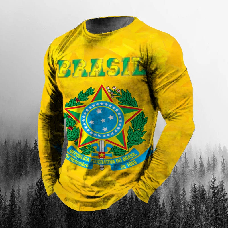 Kaos Pria Lengan Panjang Kasua - Vintage Fashion Jersey ulasan dan harga