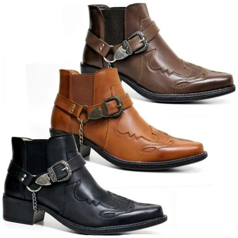 Sepatu Boots Kulit Vintage Pri - Vintage Fashion Enthusiasts ulasan dan harga